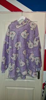 Leuke paarse Snuddie met konijntjes - M/L, Maat 38/40 (M), Primark, Paars, Ophalen of Verzenden