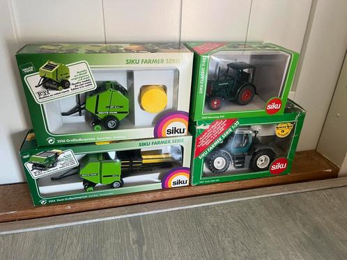 SIKU 1:32 - Partij van 4 modellen, Hobby en Vrije tijd, Modelauto's | 1:32, Zo goed als nieuw, Tractor of Landbouw, SIKU, Ophalen of Verzenden