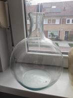 Deco fles licht blauw, Ophalen