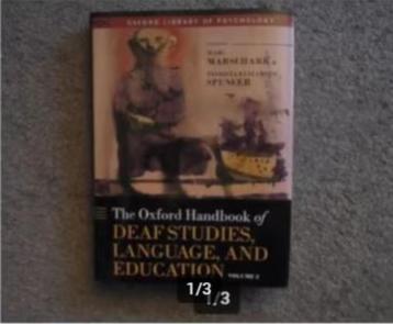 The Oxford Handbook of deafstudies language, and education beschikbaar voor biedingen