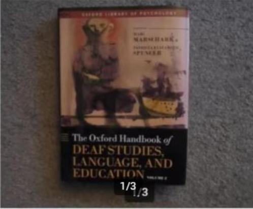 The Oxford Handbook of deafstudies language, and education, Boeken, Overige Boeken, Zo goed als nieuw, Ophalen of Verzenden