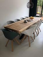 Suar Houten Eettafel 270x85cm, 200 cm of meer, Zo goed als nieuw, Vijf personen of meer, Rechthoekig