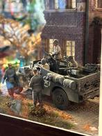 WO2 diorama, “Aus der Traum” in vitrine, topstuk! 1/35, Ophalen, Nieuw, 1:35 tot 1:50