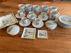 Koffieservies met gebaksbordjes thema ️, Antiek en Kunst, Ophalen of Verzenden