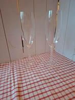 2 mooie zware Champagne glazen.🥂, Ophalen of Verzenden, Zo goed als nieuw, Overige typen