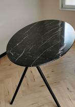 Marmeren tafel aime té Nero, Huis en Inrichting, Tafels | Eettafels, Ophalen, Overige materialen, Gebruikt, 50 tot 100 cm