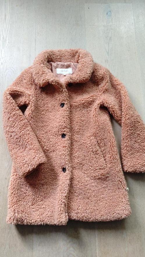 Winterjas of tussenjas teddy POMPdeLUX, rose, maat 134 / 140, Kinderen en Baby's, Kinderkleding | Maat 134, Zo goed als nieuw