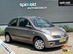Nissan Micra 1.2 Visia BJ'06 NAP NL AIRCO ELEKPAKKET, Voorwielaandrijving, Gebruikt, 921 kg, Bruin