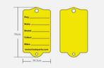 200 sleutellabels autos motors garage garages labels + rings, Nieuw, Ophalen of Verzenden, H, H