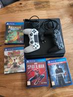 PS4 Slim + 2 Controllers + 4 Games, Spelcomputers en Games, Spelcomputers | Sony PlayStation 4, Ophalen, Met 2 controllers, Slim