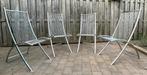 Gardinox Tuinstoelen RVS 4 stuks, Tuin en Terras, Ophalen, Zo goed als nieuw, Rvs