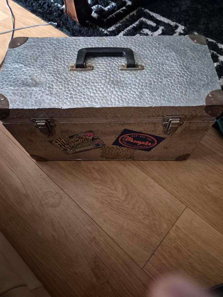 Vintage Aluminium Koffer - Nostalgisch Collectors Item, Muziek en Instrumenten, Behuizingen en Koffers, Gebruikt, Overige instrumenten