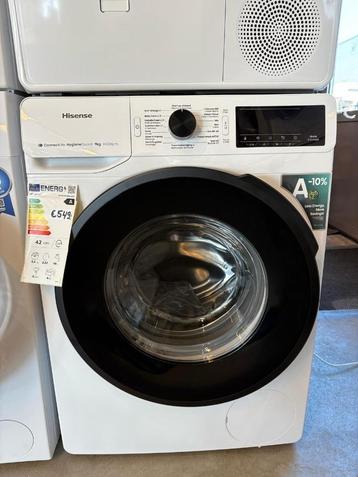 Hisense nieuwe wasmachine 9kg met wifi  beschikbaar voor biedingen