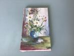 Vaas met bloemen, Antiek en Kunst, Kunst | Schilderijen | Abstract, Ophalen of Verzenden