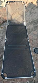 Aluminium Ligbed / Strandbed lichtgewicht, Ophalen of Verzenden, Zo goed als nieuw, Aluminium, Verstelbaar