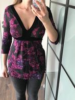 Nieuwe AMISU tuniek top paars fuchsia kimonomodel maat L, Paars, Maat 42/44 (L), Nieuw, Ophalen of Verzenden