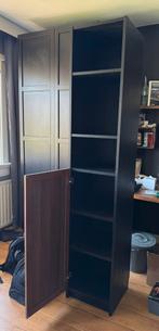 Billy boekenkast zwartbruin ikea, Ophalen, Zo goed als nieuw, 25 tot 50 cm, 200 cm of meer