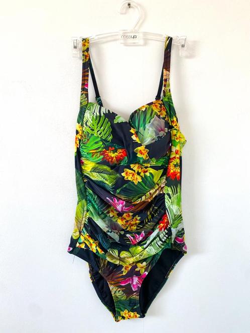 Missya zomer Badpak tropisch nieuw Maat 40, Kleding | Dames, Badmode en Zwemkleding, Zo goed als nieuw, Badpak, Zwart, Ophalen of Verzenden