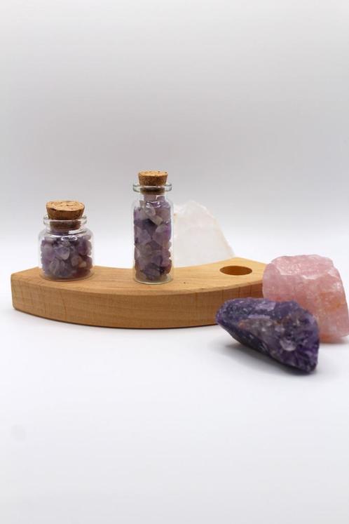 Jaarrring steker Amethist, Sieraden, Tassen en Uiterlijk, Edelstenen, Nieuw, Ophalen of Verzenden