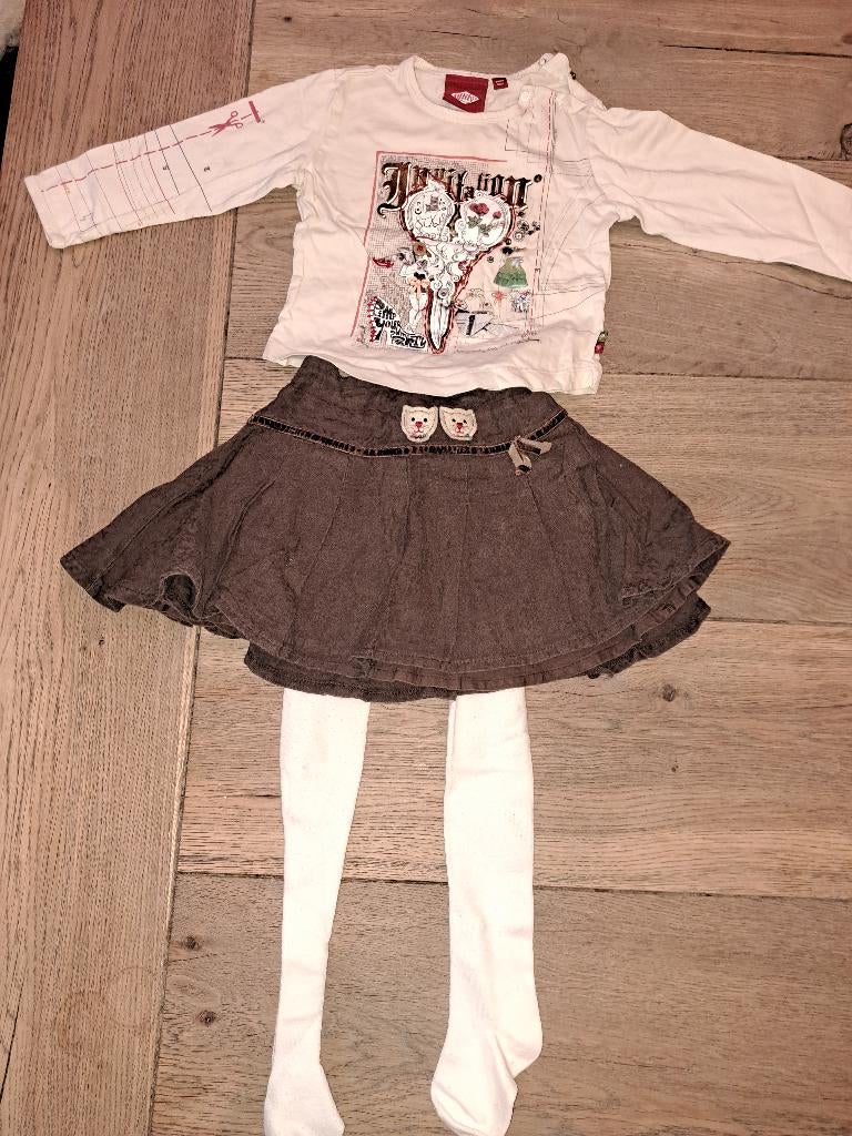 Leuke rok maillot en shirt 92 Mim-pi en Oilily, Oilily, Ophalen of Verzenden, Zo goed als nieuw, Setje