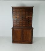 Antieke Notariskast – archiefkast met 24 Lades, Antiek en Kunst, Ophalen