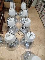 Partij industriële hanglampen 11x, Huis en Inrichting, Lampen | Plafondlampen, Gebruikt, Ophalen