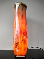 Italie Murano Tafellamp Gemarmerd Patroon Design 1990, 90's, Glas, Ophalen of Verzenden, Zo goed als nieuw