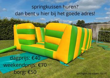 Springkussen huren beschikbaar voor biedingen