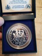 25 gulden Nederlandse Antillen uit 1979 in orginele cassette, Koningin Juliana, Zilver, Losse munt, Overige waardes