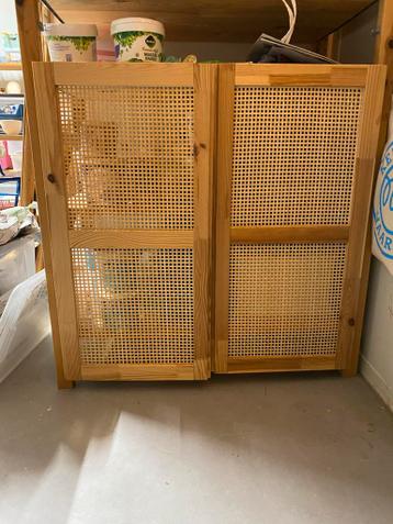 Rotan IVAR deurtjes 42x83 - 2 stuks - afbeelding 1