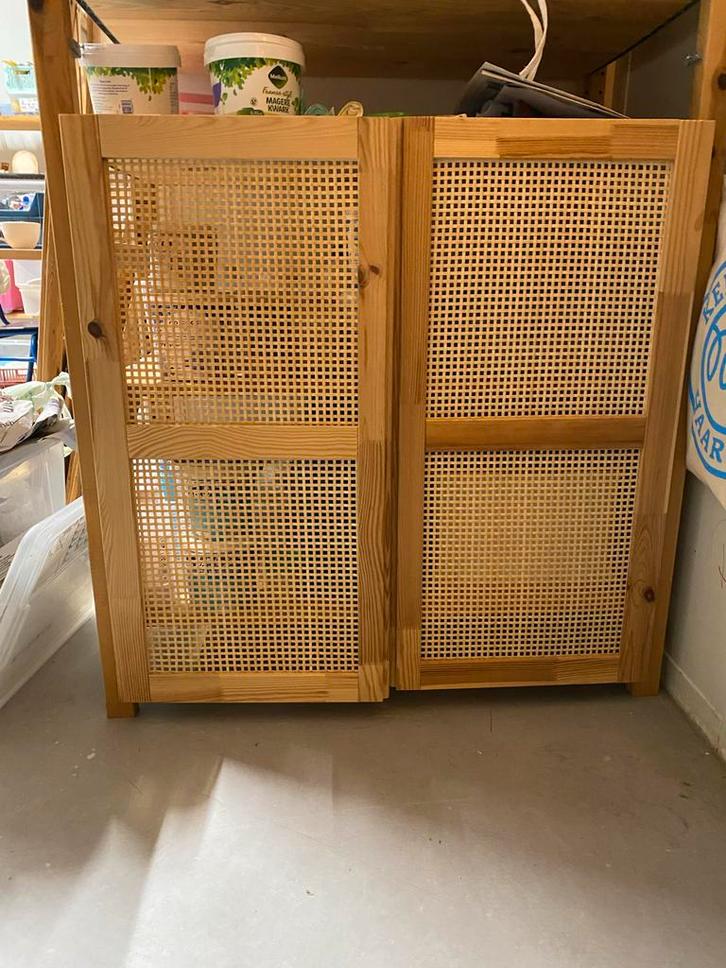 Rotan IVAR deurtjes 42x83 - 2 stuks, Huis en Inrichting, Kasten | Stellingkasten, Ophalen