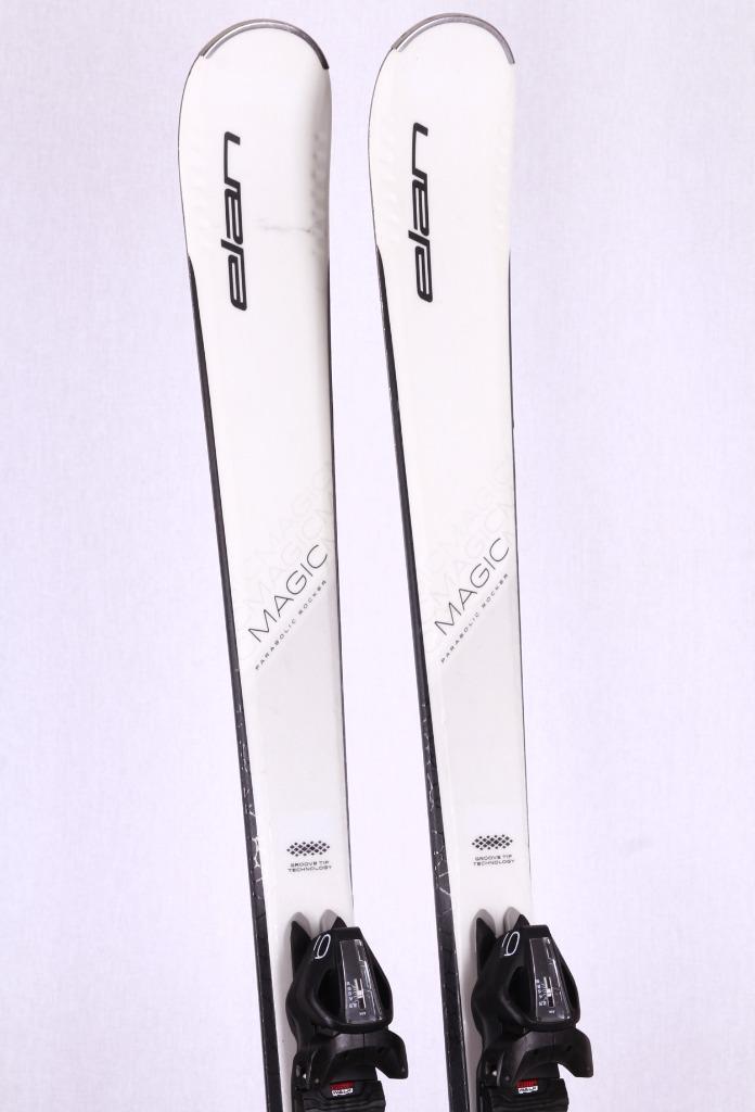 158 dames ski's ELAN WHITE MAGIC 2024, white, grip walk dual, Sport en Fitness, Skiën en Langlaufen, Gebruikt, Ski's, Skiën, Overige merken