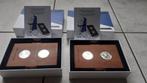 Anton Geesink zilveren set Tokio toen en nu, Setje, Koningin Beatrix, Zilver, Overige waardes