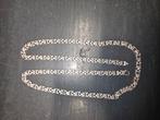 Koningsketting zilver 925 , 66cm, plat, Sieraden, Tassen en Uiterlijk, Ophalen of Verzenden, Zo goed als nieuw, Zilver, Zilver