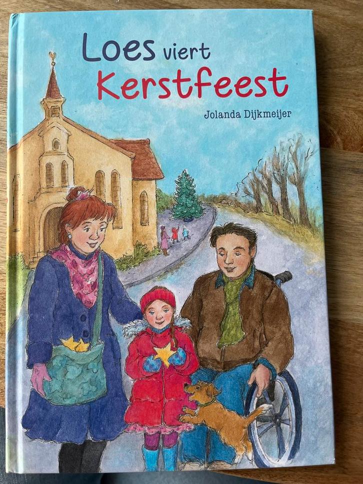 Loes viert Kerstfeest - Jolanda Dijkmeijer, Boeken, Kinderboeken | Jeugd | onder 10 jaar, Zo goed als nieuw, Sprookjes, Ophalen of Verzenden