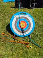Pijl en boog set soft archery schietschijf boog en 5 pijlen, Sport en Fitness, Handboogschieten, Ophalen of Verzenden, Gebruikt
