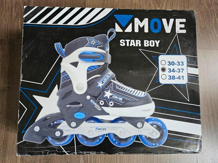 Move skeelers maat 34-37 in nieuwstaat, Sport en Fitness, Skeelers, Zo goed als nieuw, Kinderen, Verstelbaar, Ophalen of Verzenden