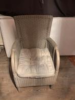 Rotan stoel met kussen, Huis en Inrichting, Fauteuils, Ophalen, Gebruikt