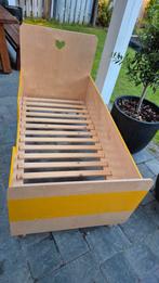 Kinderbed Peuterbed hand gemaakt bed, Ophalen, Gebruikt, 70 tot 85 cm, 140 tot 160 cm