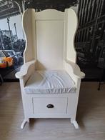 Mooie schommelstoel met opbergruimte, Huis en Inrichting, Fauteuils, Ophalen, Gebruikt, Minder dan 75 cm, Landelijk