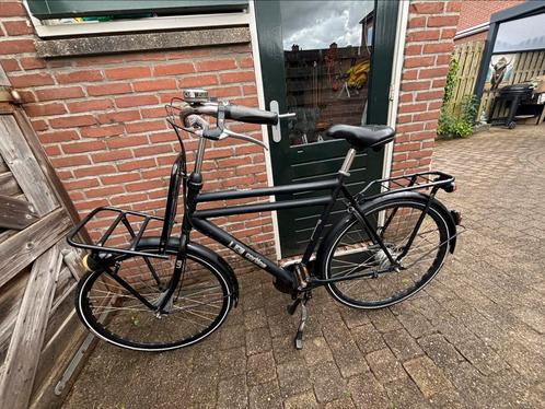 Zwarte Cortina Herenfiets, Fietsen en Brommers, Fietsen | Heren | Herenfietsen, Gebruikt, Overige merken, Versnellingen, Ophalen
