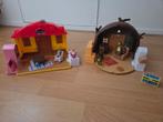 Masha en de Beer huisjes speelset, Ophalen of Verzenden, Gebruikt, Poppenhuis