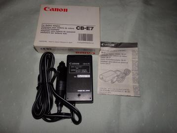 Canon Car Battery Adapter CB-E7 E7E auto batterij adapter beschikbaar voor biedingen