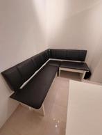 Hoekbank met tafel - Opknapper, Huis en Inrichting, Banken | Bankstellen, Gebruikt, Hoekbank, Ophalen of Verzenden, Modern