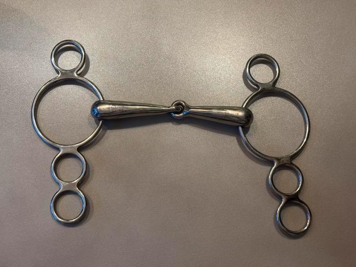 Bit Pessoa 13,5, Dieren en Toebehoren, Paarden en Pony's | Hoofdstellen en Tuigage, Zo goed als nieuw, Springen, Ophalen of Verzenden