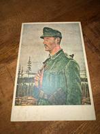 Zeldzame WOII Feldpostkaart Gebirgsjäger Scandinavië, Verzamelen, Ophalen of Verzenden, Duitsland