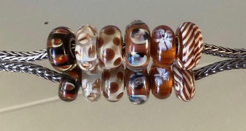 Trollbeads in Bruintinten, Sieraden, Tassen en Uiterlijk, Bedels, Nieuw, Trollbeads, Zilver, 1 bedel, Ophalen of Verzenden