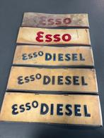 Esso lichtplaten 5x, Verzamelen, Ophalen of Verzenden, Zo goed als nieuw, Reclamebord