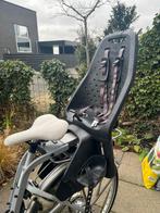 Yepp achterzitje zwart met montagebeugel, Fietsen en Brommers, Fietsaccessoires | Fietsstoeltjes, Ophalen, Achterzitje, Voetsteuntjes