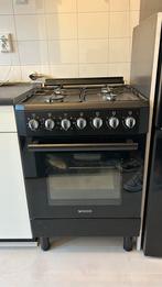 WIGGO Gasfornuis WO-E605R(BB) - Zo goed als nieuw!, Witgoed en Apparatuur, Fornuizen, Ophalen, 4 kookzones, Zo goed als nieuw